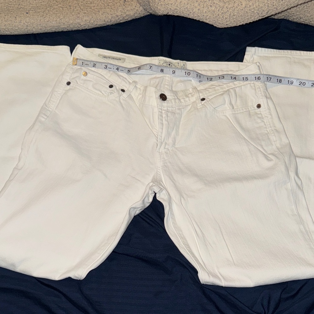 Lucky Brand Low Rise Sweet’N Straight White Jeans
